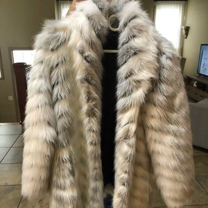 Brand new faux fur jacket